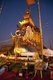 Thailand: The elaborate funeral bier for the late abbot at Wat Chedi Luang, Chiang Mai